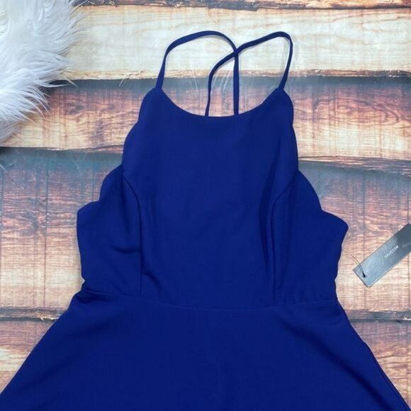 Lulus Play on Curves Royal Blue Backless Dress - Picture 11 of 11